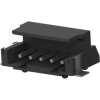 Pin header, 5 pole, pitch 2 mm, angled, black, 292173-5