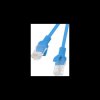 Patchcord kat.6 UTP 1M niebieski Fluke Passed Lanberg
