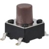 R-TECH 783817 SMT Tactile Switch 6 x 6mm, Height 7.0mm, 130gf