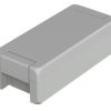 Aluminum enclosure, (L x W x H) 199 x 86 x 60 mm, light gray (RAL 7035), IP69K, 00114125