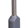 Końcówka tulejkowa izolowana TID 2x0,75mm2/8mm szara cynowana TID2x0,75L8x500 /500szt./