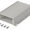 Aluminum enclosure kit, (L x W x H) 55.3 x 100 x 24.4 mm, natural, IP40, 97253100.HMT1