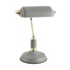 Lampa Biurkowa Roma Kolor Szary/Złoty, Biały Metal, E27 Ip20 A2048-Gr Zuma Line