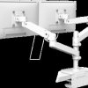 45-690-290 Ergotron LX Pro dual stacking arm, standard clamp, white