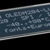 EA OLEDM204-LWA Text OLED, 2/3/4x20 characters, 61x26 mm, white, without protect