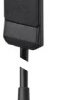 Extension cable, Europe, plug type E + F, straight on schuko socket, straight, H05VV-F3G1.5 mm², black, 1.66 m, 104549