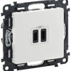 Legrand Gniazdo USB Valena Life Allure biały 753107