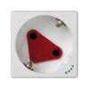 Simon Connect Gniazdo K45 DATA z kluczem, schuko 16A/230V~,ze wskaźnikiem zasilania czysta biel KLS01/9
