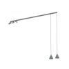 Lampa przysufitowa FOURTY 5xGU10 R50, GU10 R35 Umbra gray 11472 Nowodvorski