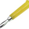 Adapter z wtykiem bananowym Męski typ Wtyk bananowy Żółty 19A RS PRO rozmiar 4 mm