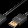 77442 DisplayPort to DisplayPort Cable Slim Version, 8K 120 Hz, 1 m