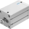 Siłownik kompaktowy skok: 80mm Festo Ø 63mm dwustronnego działania Action ADN-63-80-A-PPS-A