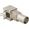BNC panel socket 50 Ω, solder connection, angled, 031-5637