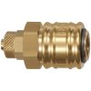 Quick-release coupling, L 44 mm, 35 bar, brass, for hose, 107219