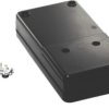 ABS handheld enclosure, (L x W x H) 130 x 68 x 25 mm, black (RAL 9005), IP65, RH3001BK