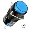 Przełącznik monostabilny okrągły niebieski, 12V