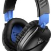 Turtle Beach Ear Force Recon 70P Słuchawki wokółuszne przewód stereo czarny, niebieski regulacja głośności, wyciszenie m