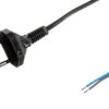 Przewód przyłączeniowy bez wyłącznika 250cm czarny SP-250/2X0,75/-CZN YNS10000454