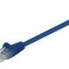 Kabel Patchcord CAT 5e U/UTP RJ45/RJ45 0,25m niebieski