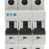 Wyłącznik nadprądowy MCB, Typ C, 3-biegunowy, 16A, 400V, na szynę DIN, Eaton 278873