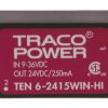 Przetwornica DC-DC, 6W, Uwe 9 → 36 V DC, Uwy 24V dc, Iwy 250mA, TRACOPOWER