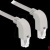 85868 Network cable RJ45 Cat.6 S/FTP downwards / downwards angled 1 m