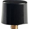 Cap, round, Ø 8 mm, (H) 6.5 mm, black, for pushbutton switch, AT413A