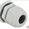 60199 Cable Gland, PG13.5, 10 pieces, grey