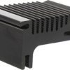 Extruded heatsink, (L x W x H) 50 x 52.3 x 28 mm, 6.5 to 1.4 K/W, black anodized, 10020703