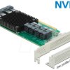 90504 PCIe x16 > 8 x SFF-8643 NVMe