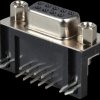 D-SUB socket, 9-pin, angled, RM 9.4