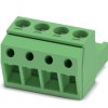 Wtykowy blok zaciskowy 4 -pinowe raster 5.08mm Żeński Phoenix Contact