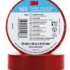 Taśma izolacyjna 19mm x 25m PVC Temflex 165 czerwona 7100184817 /100szt./