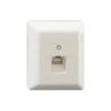 Gniazdo sieciowe Rutenbeck UAE 8(8) Ap rw 13010129, 1 Port, nadtynkowy