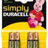 4 x bateria alkaliczna Duracell Simply LR03 AAA (blister)