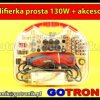 Mini wiertarka modelarska 130W + zestaw 210 sztuk akcesoriów