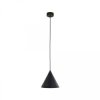 Lampa wisząca z kloszem w kształcie stożka czarna CONO 10058 TK Lighting