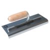 CK Tools T5274 Concrete Edging Trowel Carbon Steel Wood Grip 280x115mm