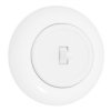 Włącznik Światła Podtynkowy Pojedyńczy Z Ramką 10Ax 250V Ip20 Biały Połysk