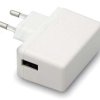 Adapter AC/DC Uwy 5V dc Iwy 2.4A USB typ A 12W typ wtyczki: Typ C