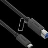 IS2311-005 USB 5 Gb/s-Kabel, C Stecker auf B Stecker, 0,5 m