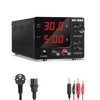 NICE-POWER SPS-E305 Mini Zasilacz 0-30V 0-5A Wysoka precyzja regulacji enkodera Wytworna czarna konstrukcja Stabilne wyjście DC