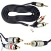 Kabel Jack 3,5 - 2xRCA 5m Stereo VITALCO Digital