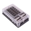 12 Way Standard Blade Fuse Fuse Box with Negative Busbar 32VDC 100A