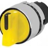 Przełącznik obrotowy 22mm Poz.stab 1 żółty IP65 wystający 46-2W44.3CZ0.001