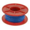 Przewód; montażowy; Kynar 50m; 1 żyła; drut; Cu; srebrzony; 0,25mm; niebieski; PVDF; kynar; max +135°C; 300V; szpula 50m; Weiyan