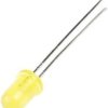 LED, THT, Ø 5 mm, yellow, 590 nm, 5 to 20 mcd, 60°, L-53YD