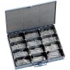 Affix Split Pin Assortment DIN 94 In Steel Case - 1600 Pieces