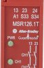 Przekaźnik bezpieczeństwa, kat. bezp.: 4, SIL: 3, MSR126.1T, styki bezp.: 2, Uz: 24 V ac/dc, Rockwell Automation