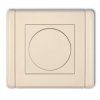 FLEXI Ściemniacz elektroniczny przyciskowo-obrotowy beżowy 1FRO-1
